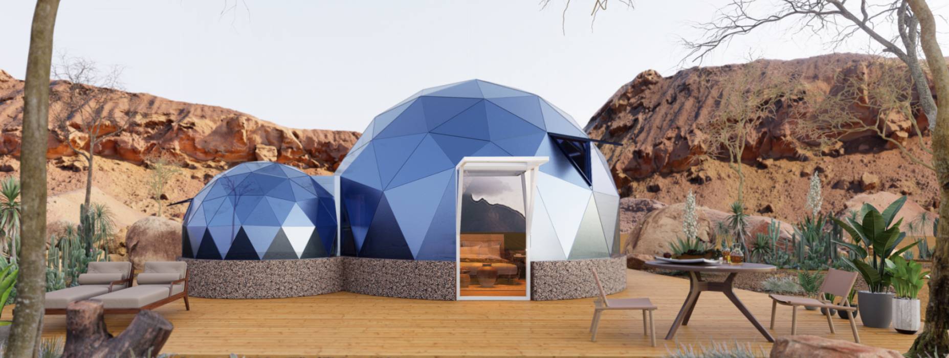 芷江球形智能光伏玻璃星空房